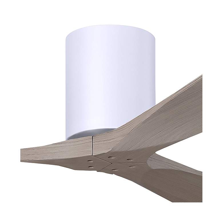 Image 3 52" Irene-3H Matte White and Gray Ash Ceiling Fan more views