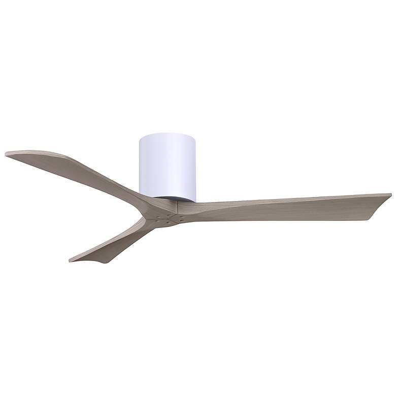 Image 4 52" Irene-3H Matte White and Gray Ash Ceiling Fan more views