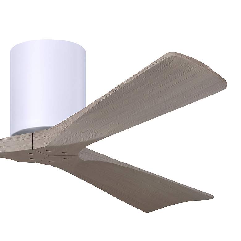 Image 7 52" Irene-3H Matte White and Gray Ash Ceiling Fan more views