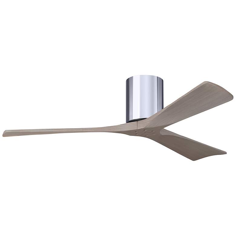 Image 2 52 inch Irene-3H Polished Chrome and Gray Ash Ceiling Fan