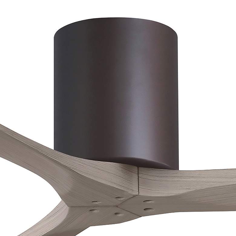 Image 7 52" Irene-3H Textured Bronze and Gray Ash Ceiling Fan more views