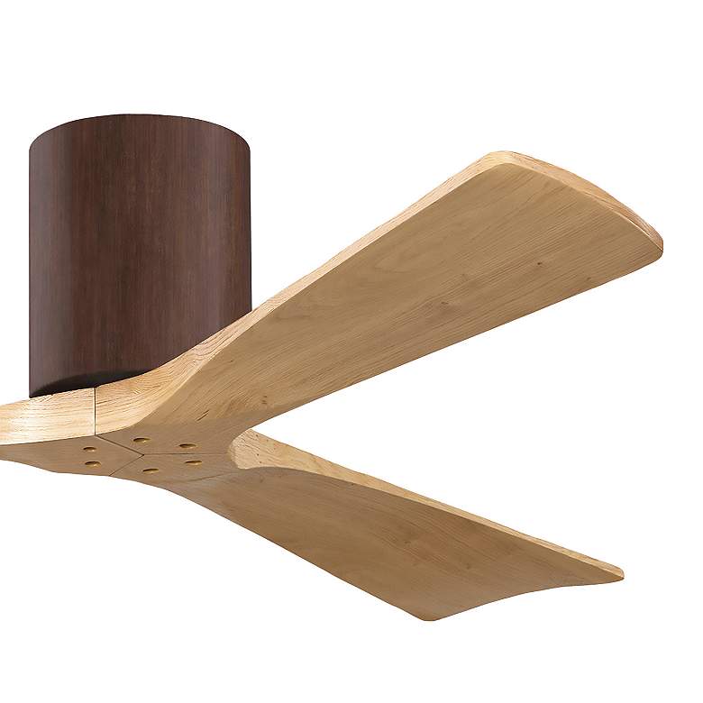 Image 7 52" Irene-3H Walnut and Light Maple Ceiling Fan more views