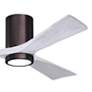 2_52" Irene-3HLK Brushed Bronze and White LED Ceiling Fan with Remote more views