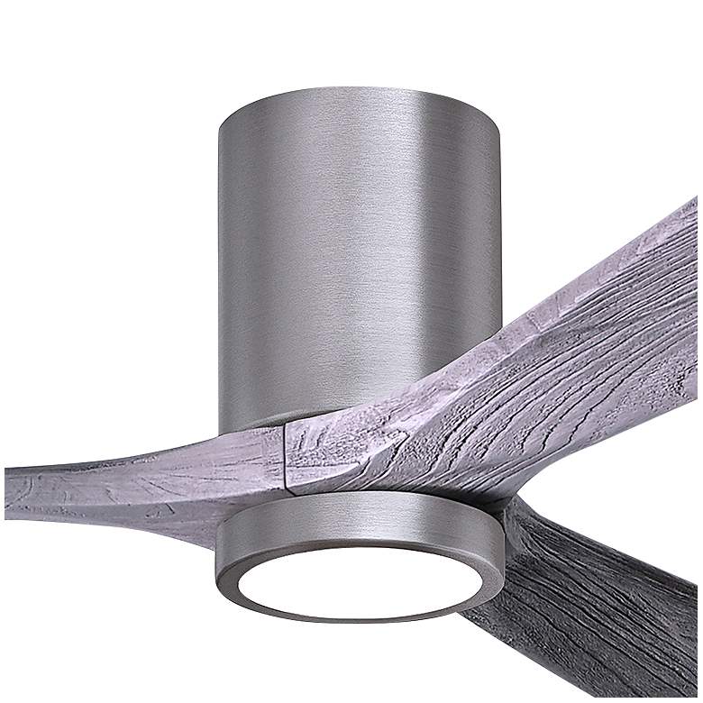 Image 3 52" Irene-3HLK Brushed Pewter and Barnwood Tone Ceiling Fan more views