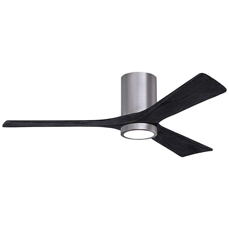 Image 2 52 inch Irene-3HLK Brushed Pewter and Matte Black Ceiling Fan