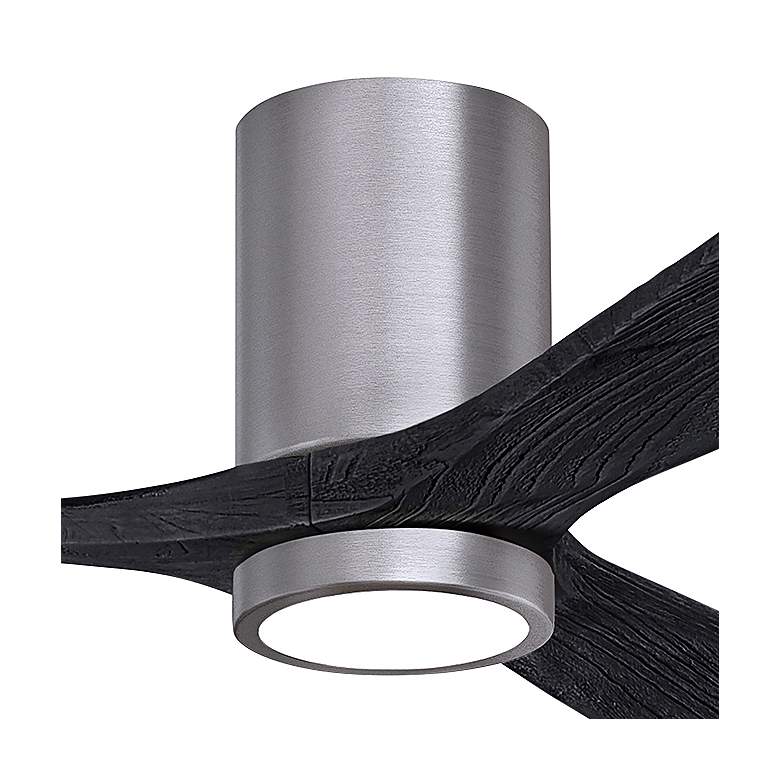 Image 3 52" Irene-3HLK Brushed Pewter and Matte Black Ceiling Fan more views