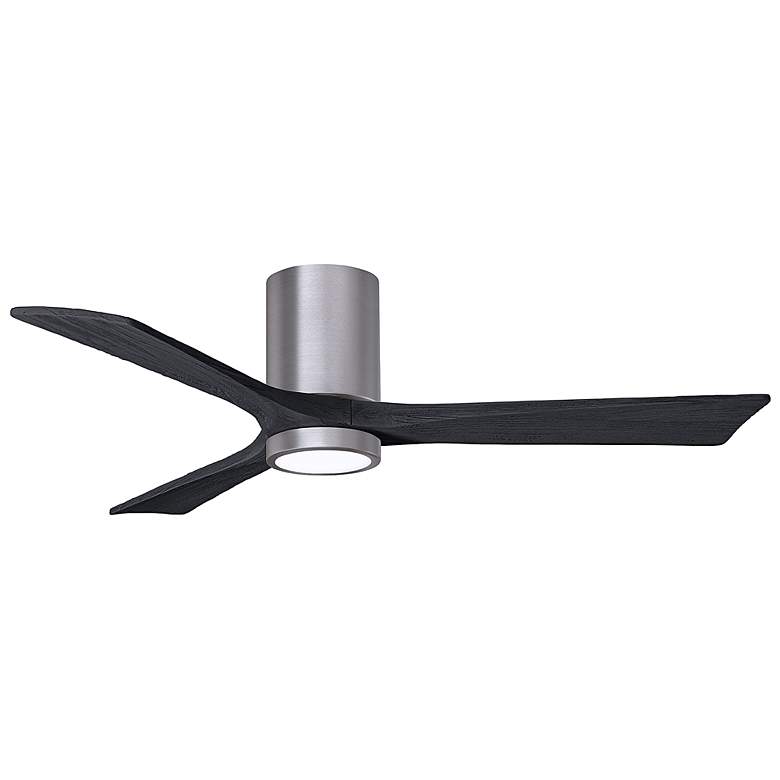 Image 4 52" Irene-3HLK Brushed Pewter and Matte Black Ceiling Fan more views