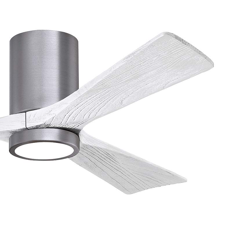 Image 6 52" Irene-3HLK Brushed Pewter and Matte White Ceiling Fan more views