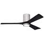 52" Irene-3HLK LED Damp Barnwood Matte Black Ceiling Fan with Remote