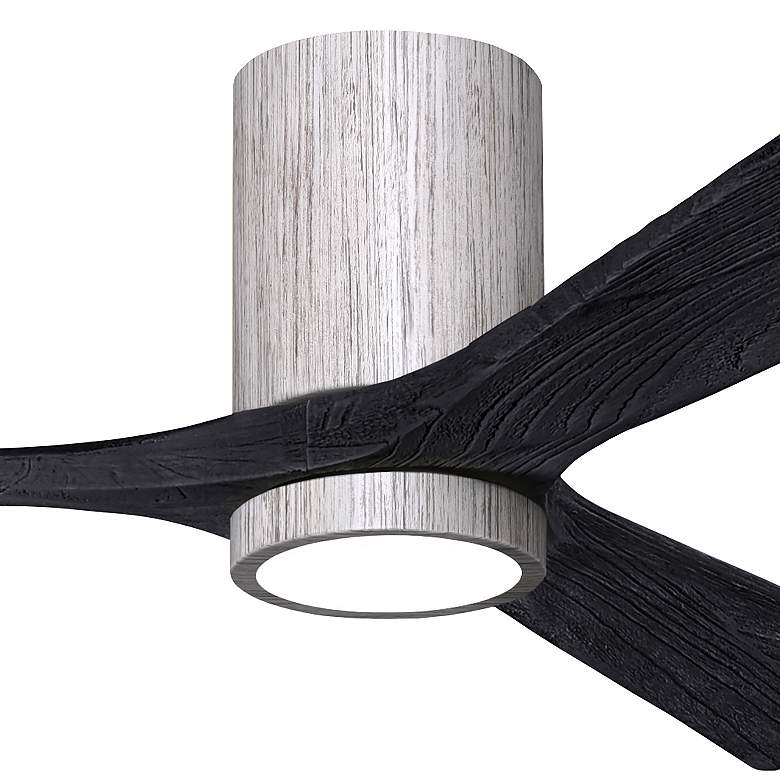 Image 2 52" Irene-3HLK LED Damp Barnwood Matte Black Ceiling Fan with Remote more views