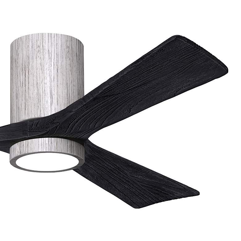 Image 3 52" Irene-3HLK LED Damp Barnwood Matte Black Ceiling Fan with Remote more views