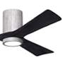 3_52" Irene-3HLK LED Damp Barnwood Matte Black Ceiling Fan with Remote more views