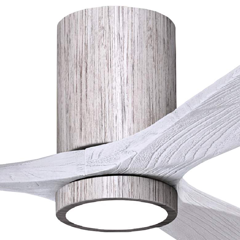 Image 2 52" Irene-3HLK LED Damp Barnwood Matte White Ceiling Fan with Remote more views