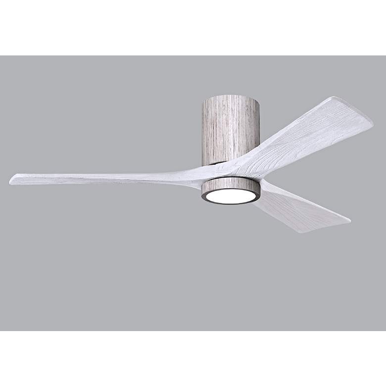 Image 3 52" Irene-3HLK LED Damp Barnwood Matte White Ceiling Fan with Remote more views