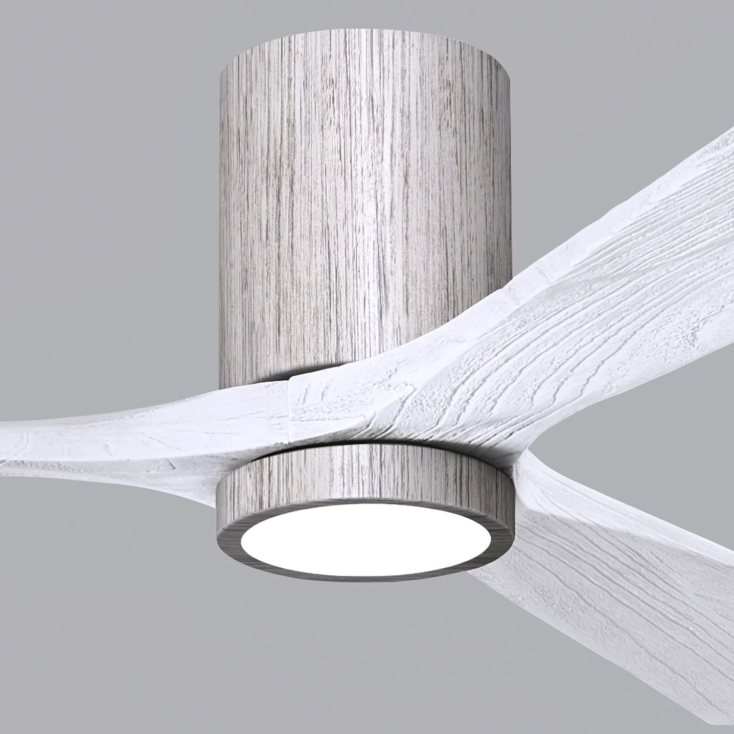 Image 7 52" Irene-3HLK LED Damp Barnwood Matte White Ceiling Fan with Remote more views