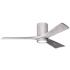 52" Irene-3HLK LED Damp Rated Barnwood Hugger Ceiling Fan with Remote