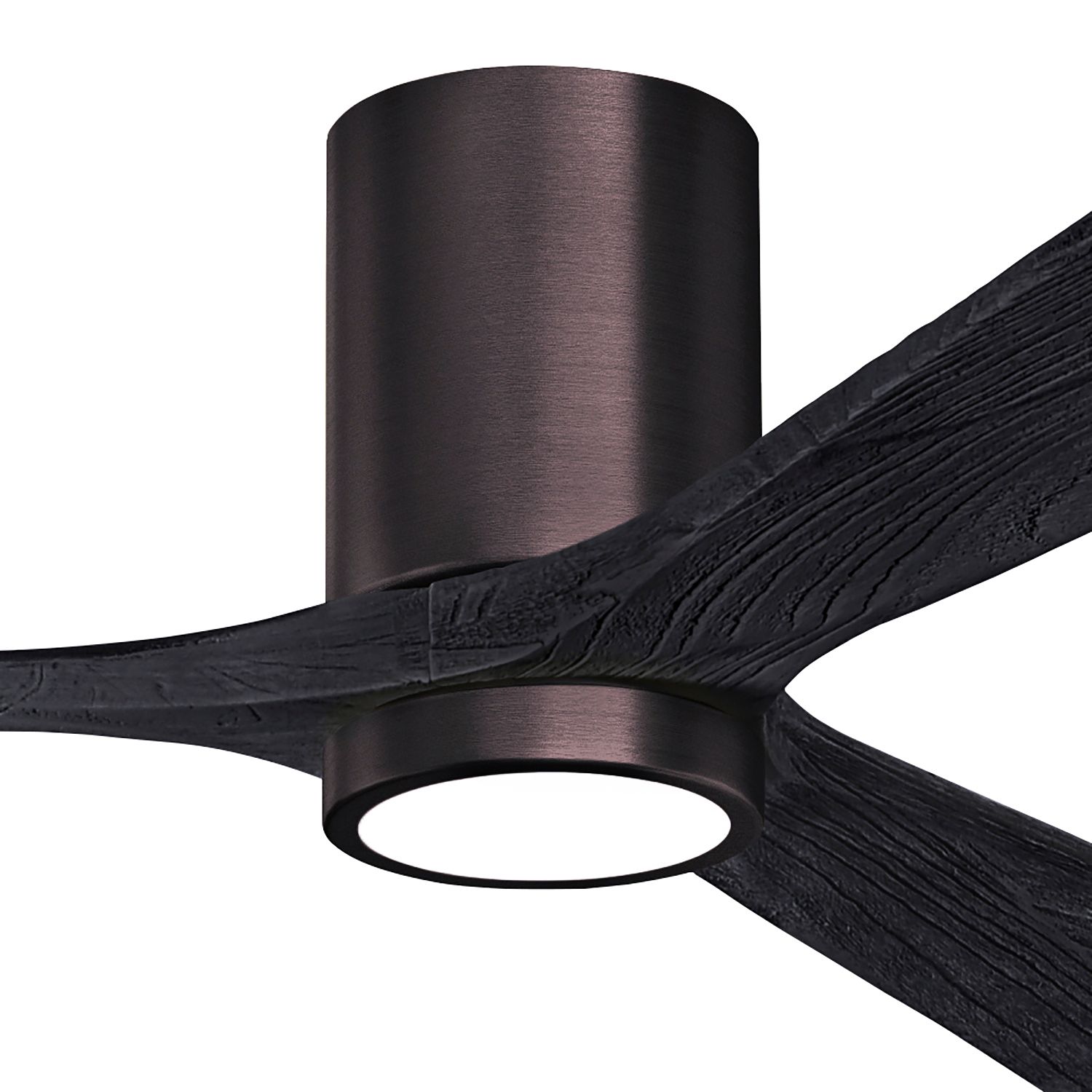 Image 2 52" Irene-3HLK LED Damp Rated Bronze and Black Ceiling Fan with Remote more views