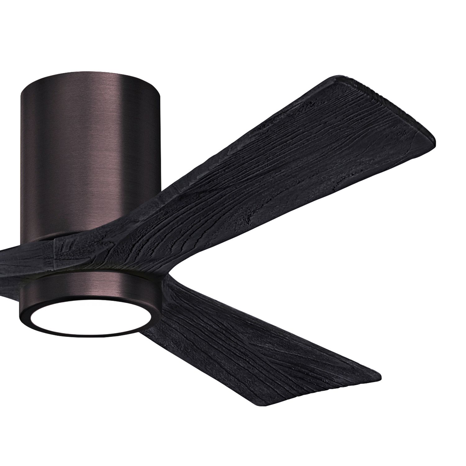 Image 3 52" Irene-3HLK LED Damp Rated Bronze and Black Ceiling Fan with Remote more views