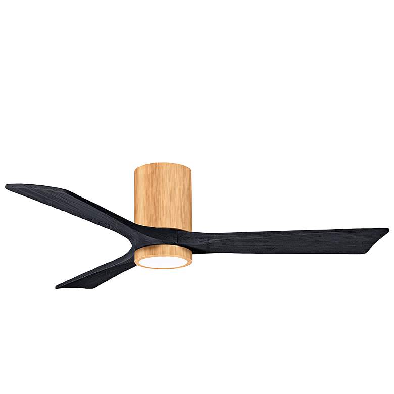 Image 4 52" Irene-3HLK Light Maple and Matte Black Ceiling Fan more views