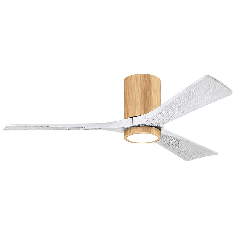 Image 2 52" Irene-3HLK Light Maple and Matte White Ceiling Fan