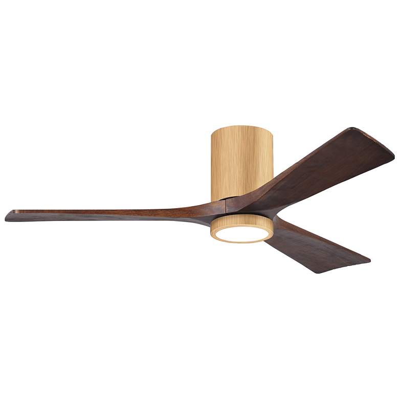 Image 1 52" Irene-3HLK Light Maple and Walnut Tone Ceiling Fan