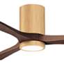 7_52" Irene-3HLK Light Maple and Walnut Tone Ceiling Fan more views