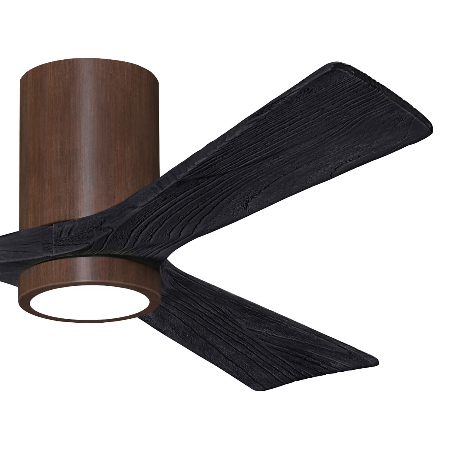 Image 3 52" Irene-3HLK Walnut and Matte Black LED Ceiling Fan more views