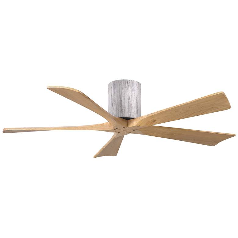 Image 1 52" Irene-5H Barnwood and Light Maple Tone Ceiling Fan