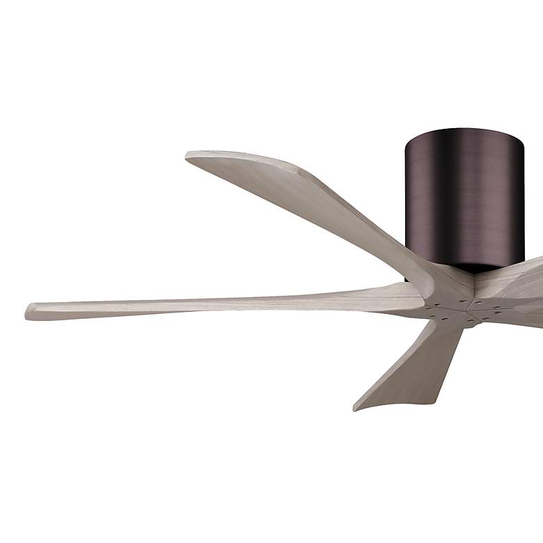 Image 6 52" Irene-5H Brushed Bronze and Gray Ash Ceiling Fan more views