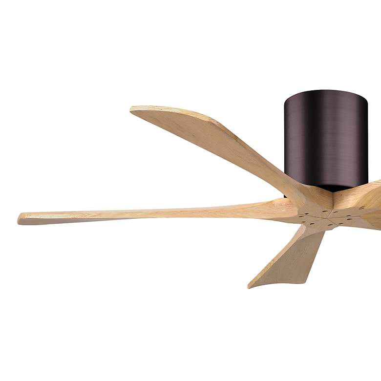 Image 6 52" Irene-5H Brushed Bronze and Light Maple Ceiling Fan more views