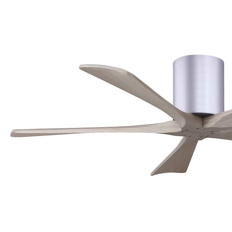 Image 6 52" Irene-5H Brushed Nickel and Gray Ash Ceiling Fan more views