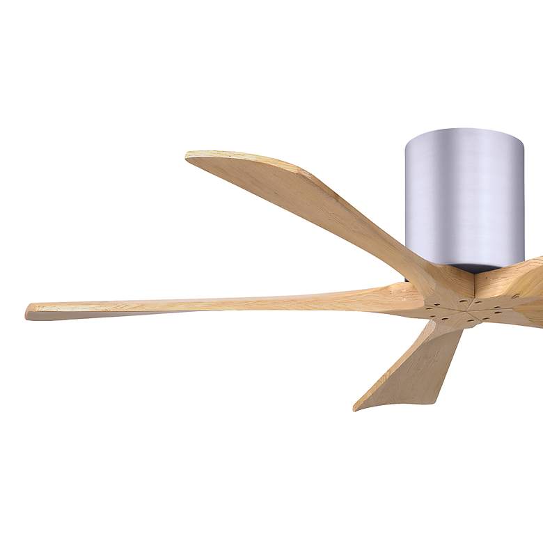 Image 6 52" Irene-5H Brushed Nickel and Light Maple Ceiling Fan more views