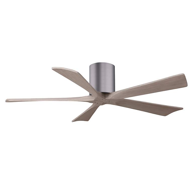 Image 2 52" Irene-5H Brushed Pewter and Gray Ash Ceiling Fan more views