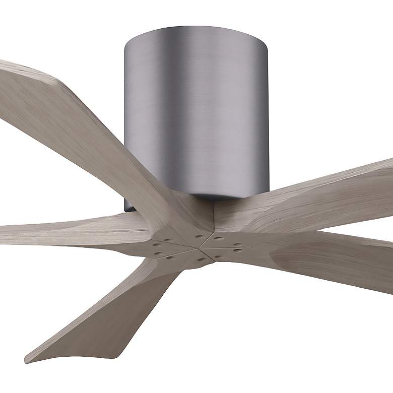 Image 7 52" Irene-5H Brushed Pewter and Gray Ash Ceiling Fan more views