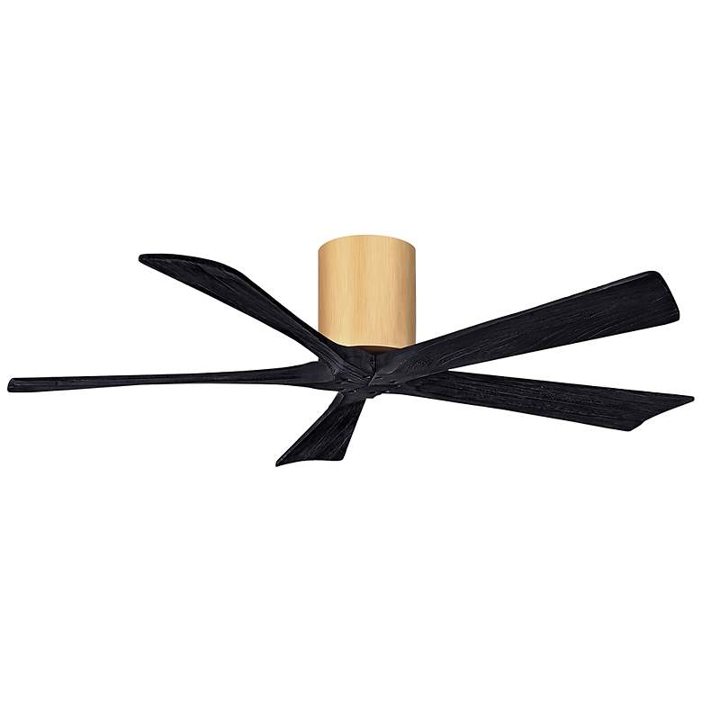 Image 1 52 inch Irene-5H Light Maple and Matte Black Ceiling Fan