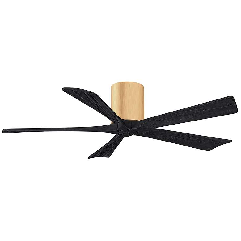 Image 4 52" Irene-5H Light Maple and Matte Black Ceiling Fan more views