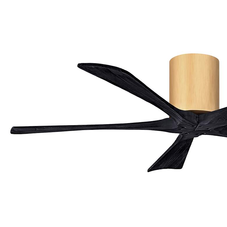 Image 7 52" Irene-5H Light Maple and Matte Black Ceiling Fan more views