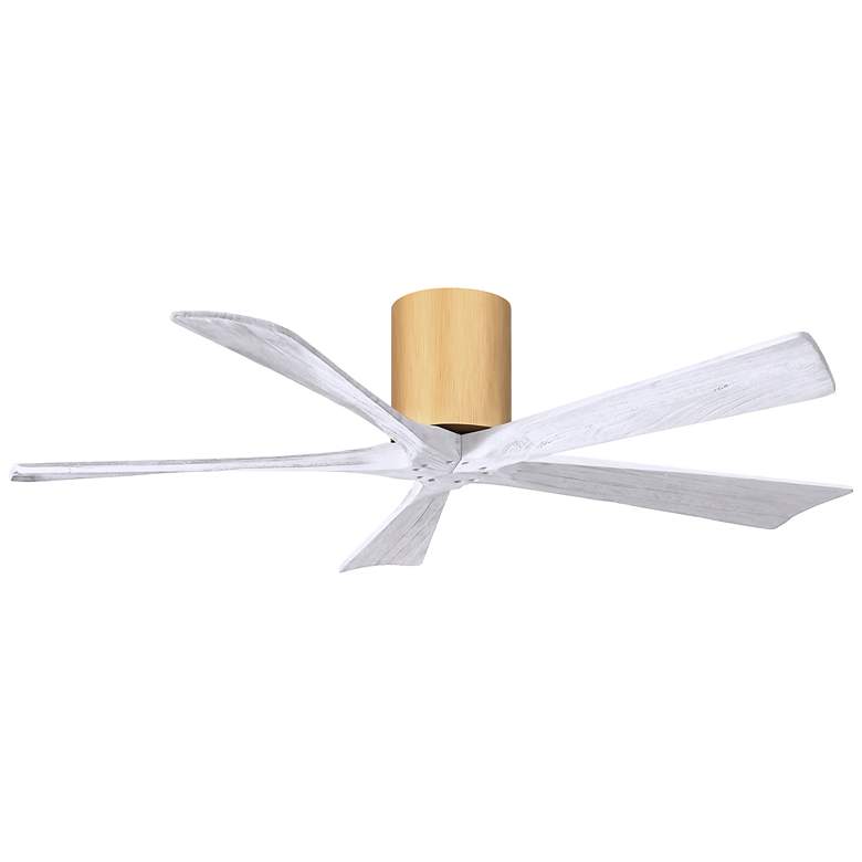 Image 1 52 inch Irene-5H Light Maple and Matte White Ceiling Fan