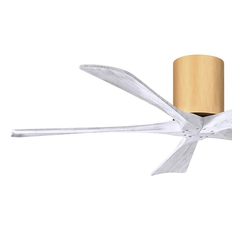 Image 6 52" Irene-5H Light Maple and Matte White Ceiling Fan more views