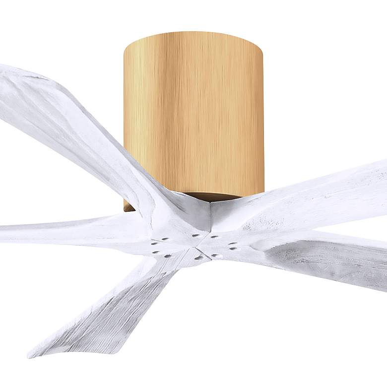 Image 7 52" Irene-5H Light Maple and Matte White Ceiling Fan more views
