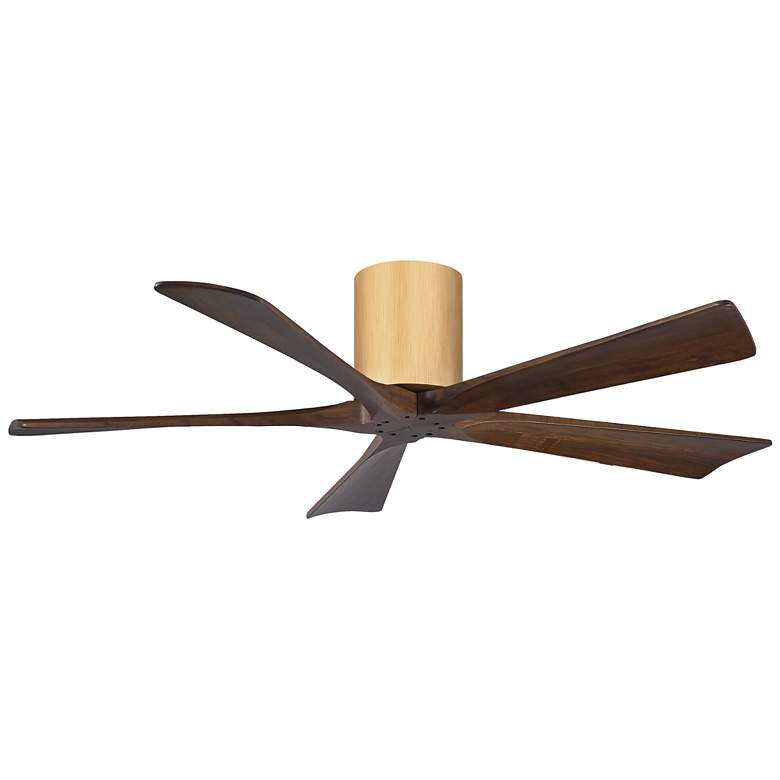 Image 1 52" Irene-5H Light Maple and Walnut Tone Ceiling Fan