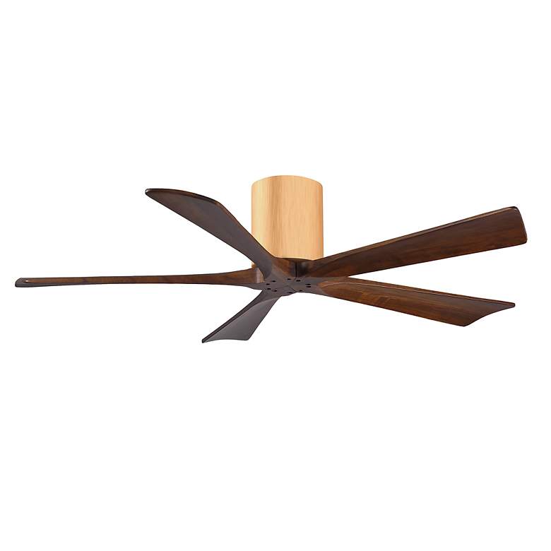 Image 2 52" Irene-5H Light Maple and Walnut Tone Ceiling Fan more views