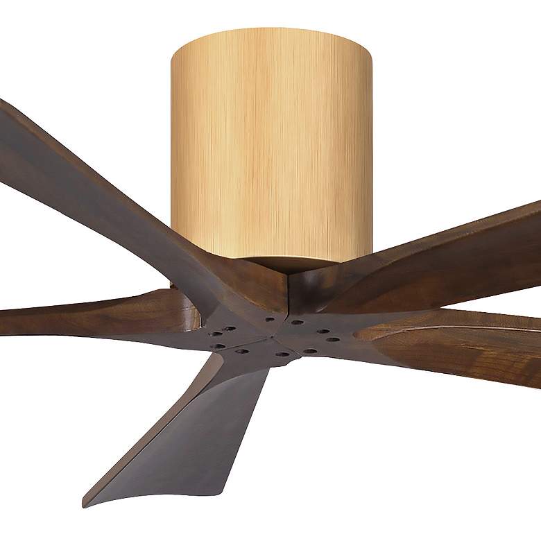 Image 5 52" Irene-5H Light Maple and Walnut Tone Ceiling Fan more views