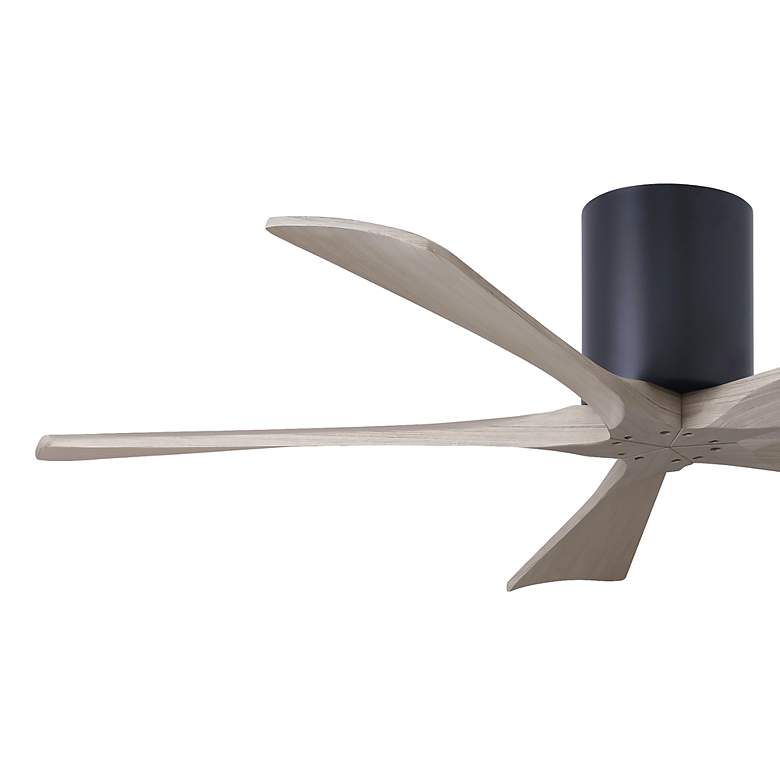 Image 6 52" Irene-5H Matte Black and Gray Ash Ceiling Fan more views