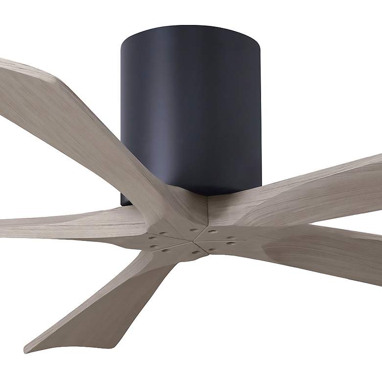 Image 7 52" Irene-5H Matte Black and Gray Ash Ceiling Fan more views