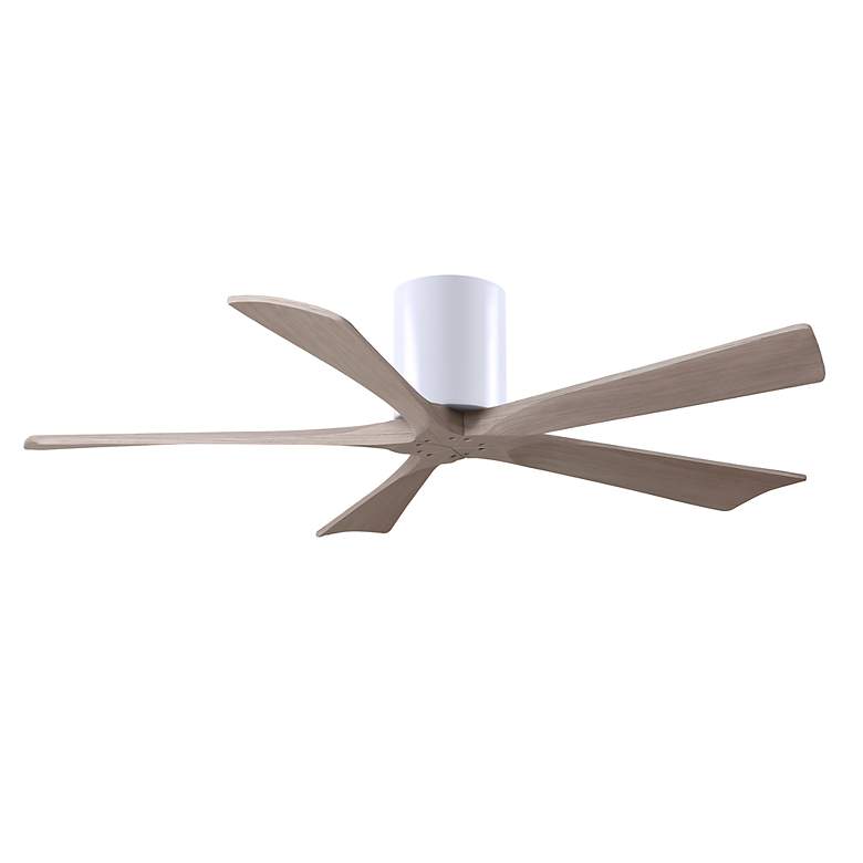 Image 2 52" Irene-5H Matte White and Gray Ash Ceiling Fan more views