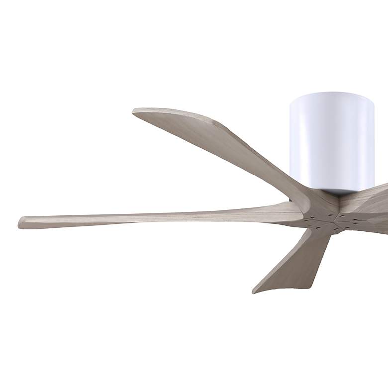 Image 6 52" Irene-5H Matte White and Gray Ash Ceiling Fan more views