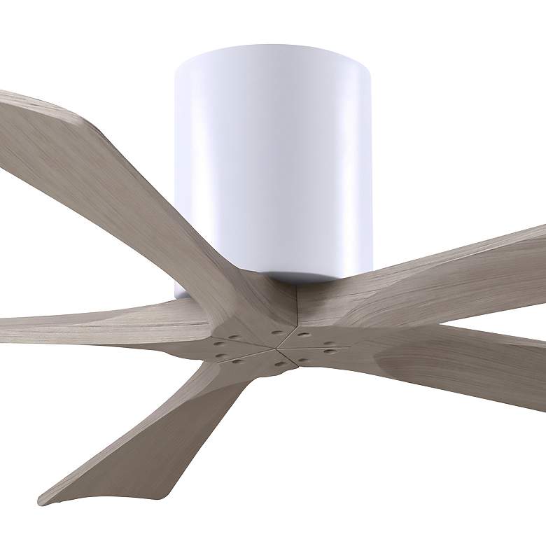Image 7 52" Irene-5H Matte White and Gray Ash Ceiling Fan more views