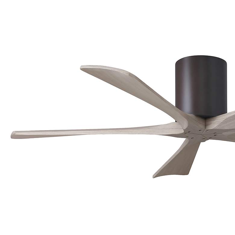 Image 6 52" Irene-5H Textured Bronze and Gray Ash Ceiling Fan more views