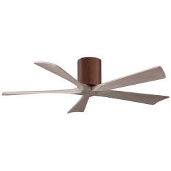 52" Irene-5H Walnut and Gray Ash Ceiling Fan